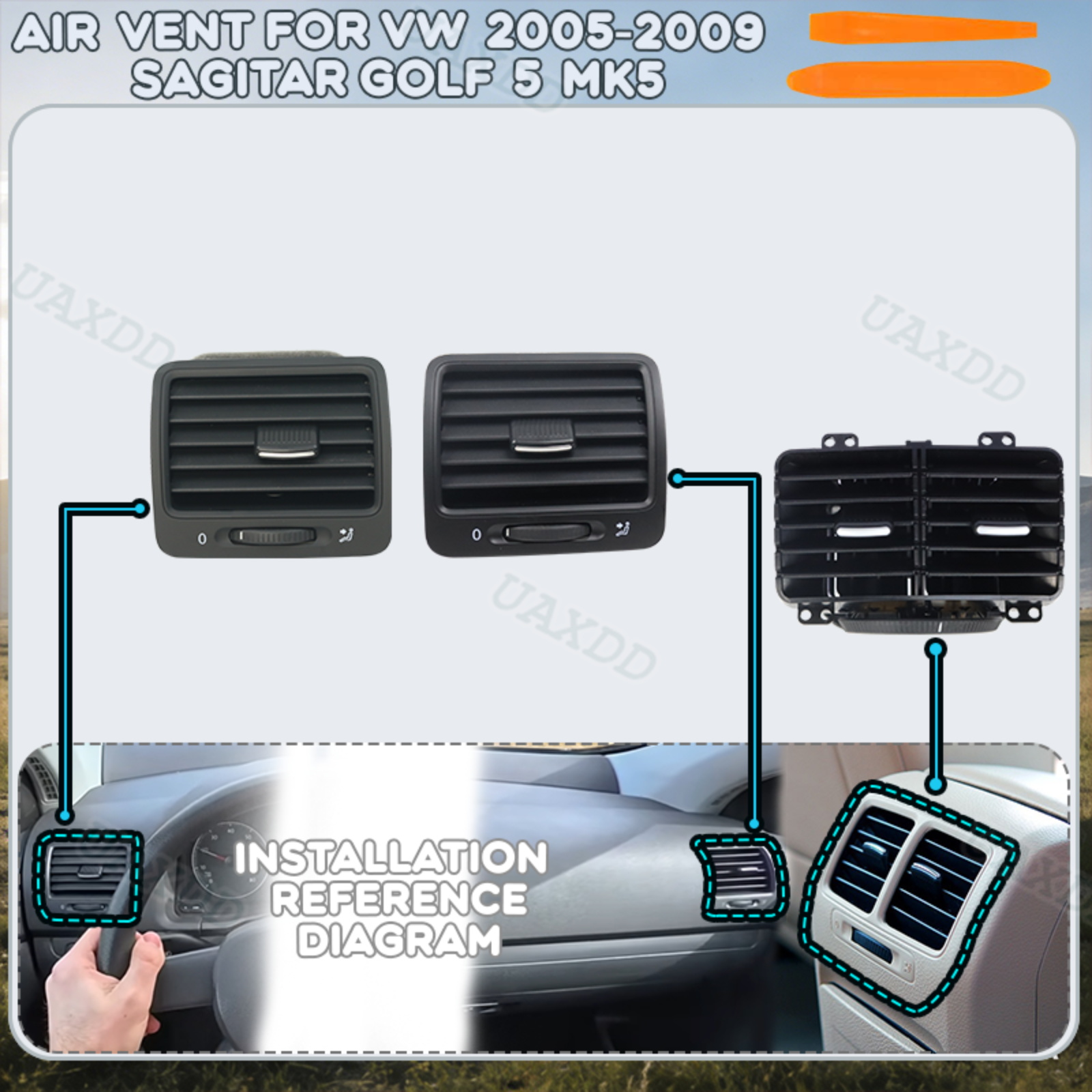 2005-2009 Auto Voor VW Sagitar - Golf Equipment Outlet recensie en prijs